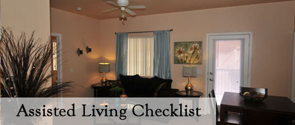 Checklist For Assisted Living Peoria Arizona